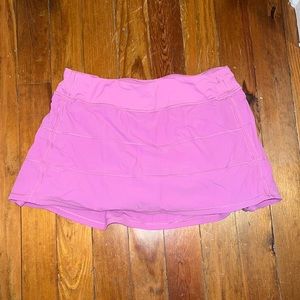 Lululemon Pink Pace Rival Tennis Skirt Skort Long Size 12 UGC Women’s